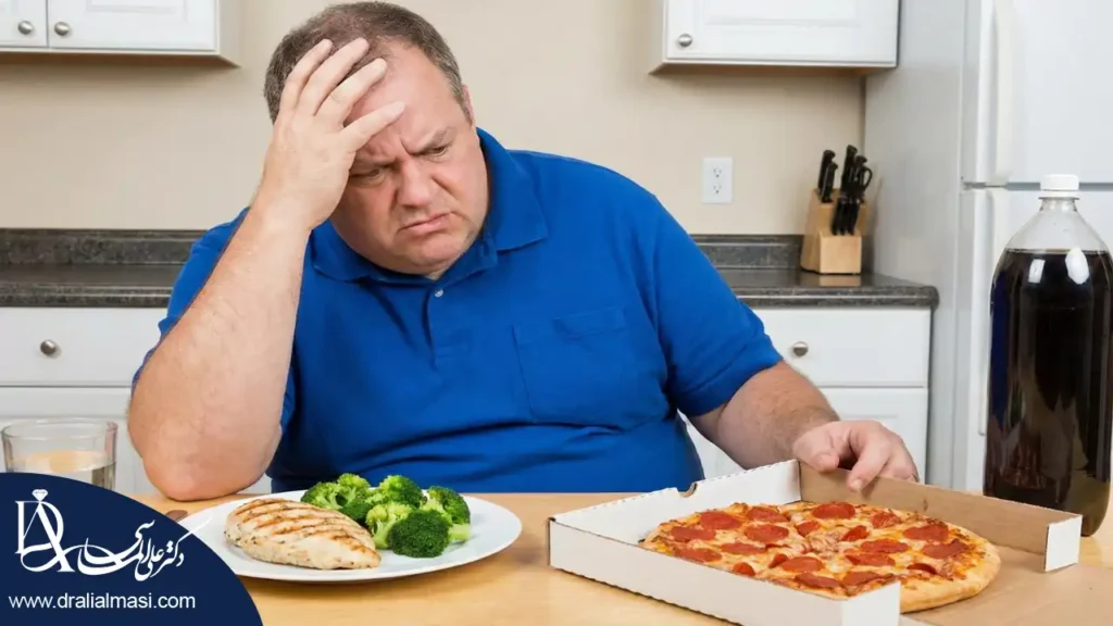 رژیم غذایی سالم و کوچک کننده کبد قبل از عمل لاغری