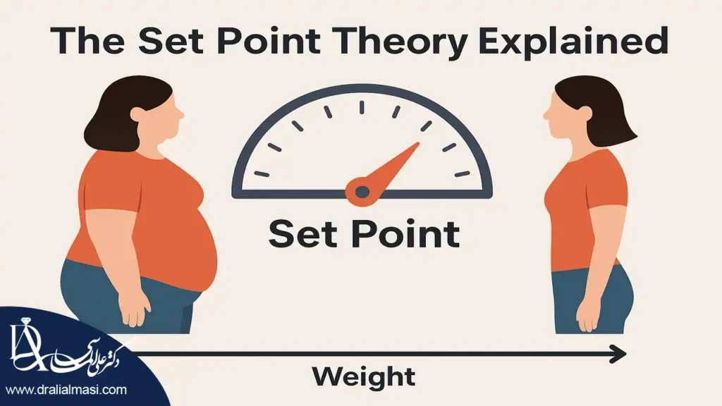 اینفوگرافی نقطه تنظیم وزن