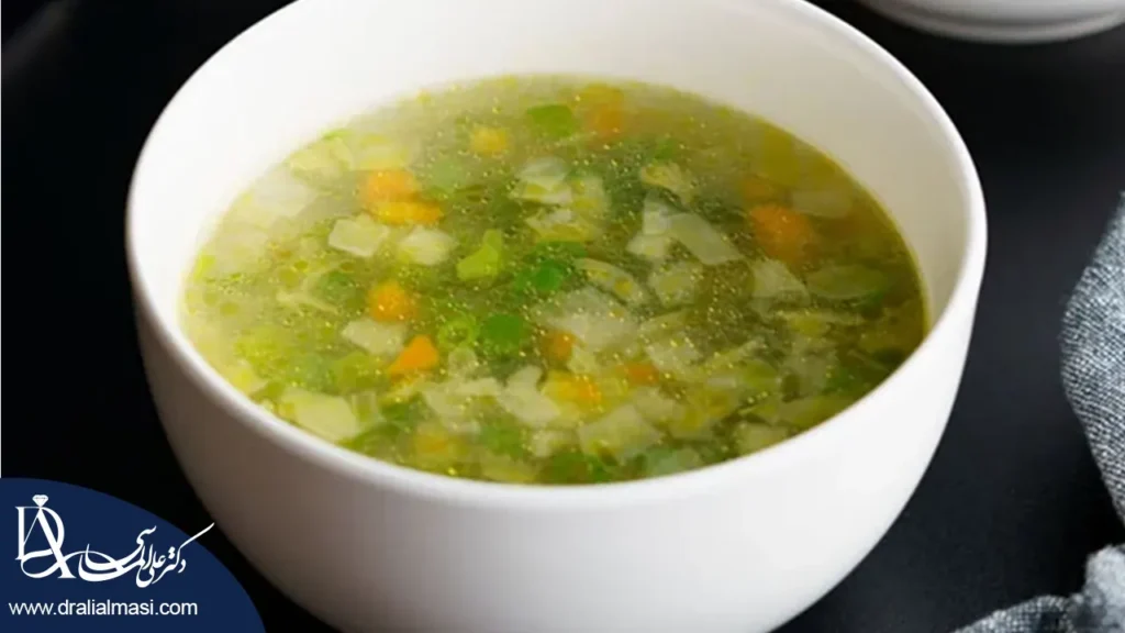مصرف سوپ بعد از اسلیو معده